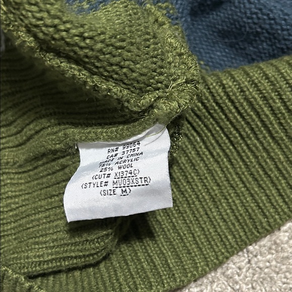 Y2K Billabong Patterned Knit Sweater Vintage - Picture 5 of 5